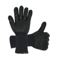 Guantes resistentes al calor de la barbacoa de la cocina Hespax Silicone